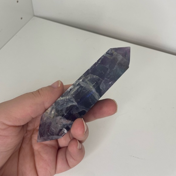 Fluorite Double Point - Picture 2 of 5